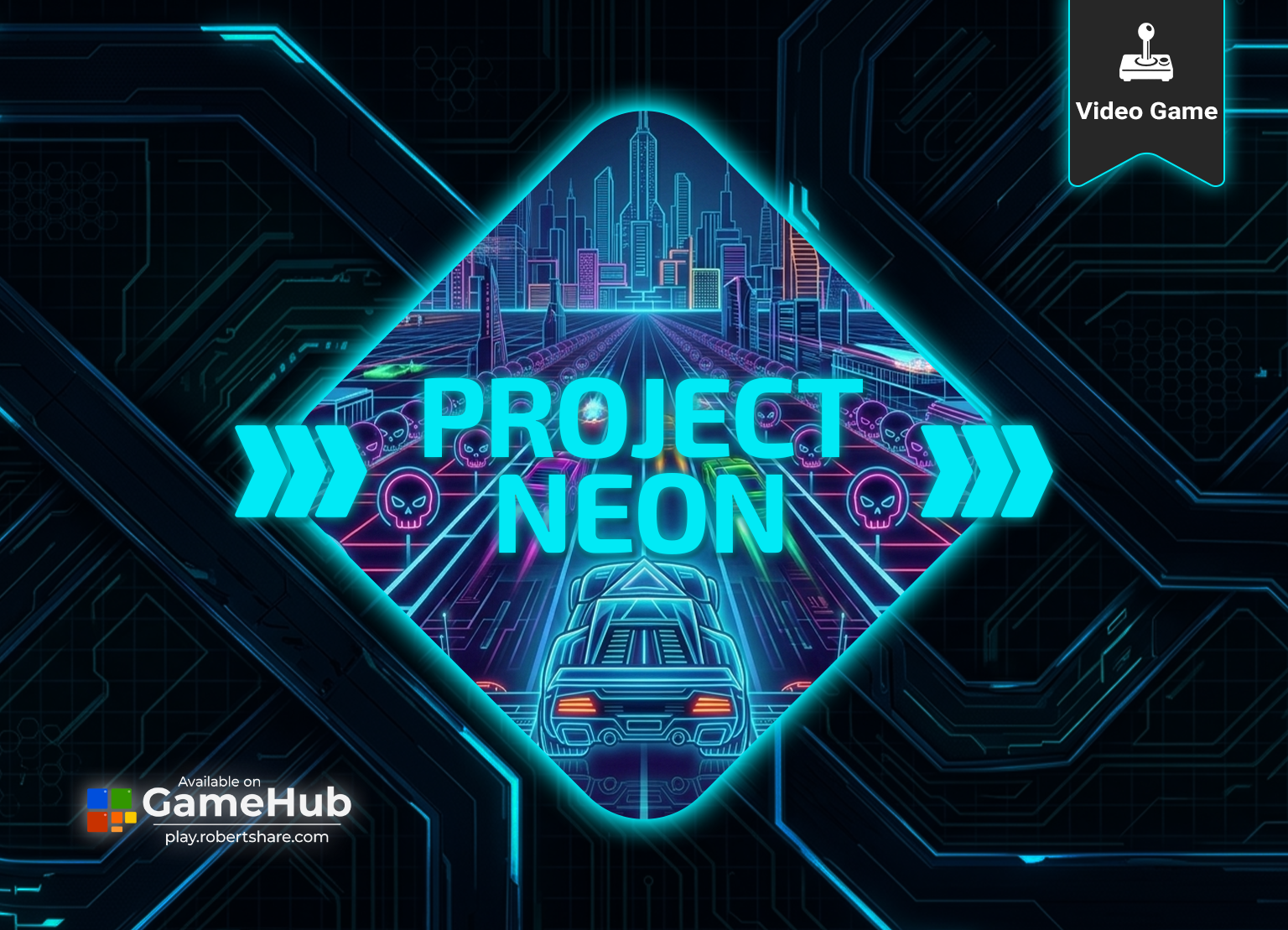 Project Neon top-down arcade racing preview